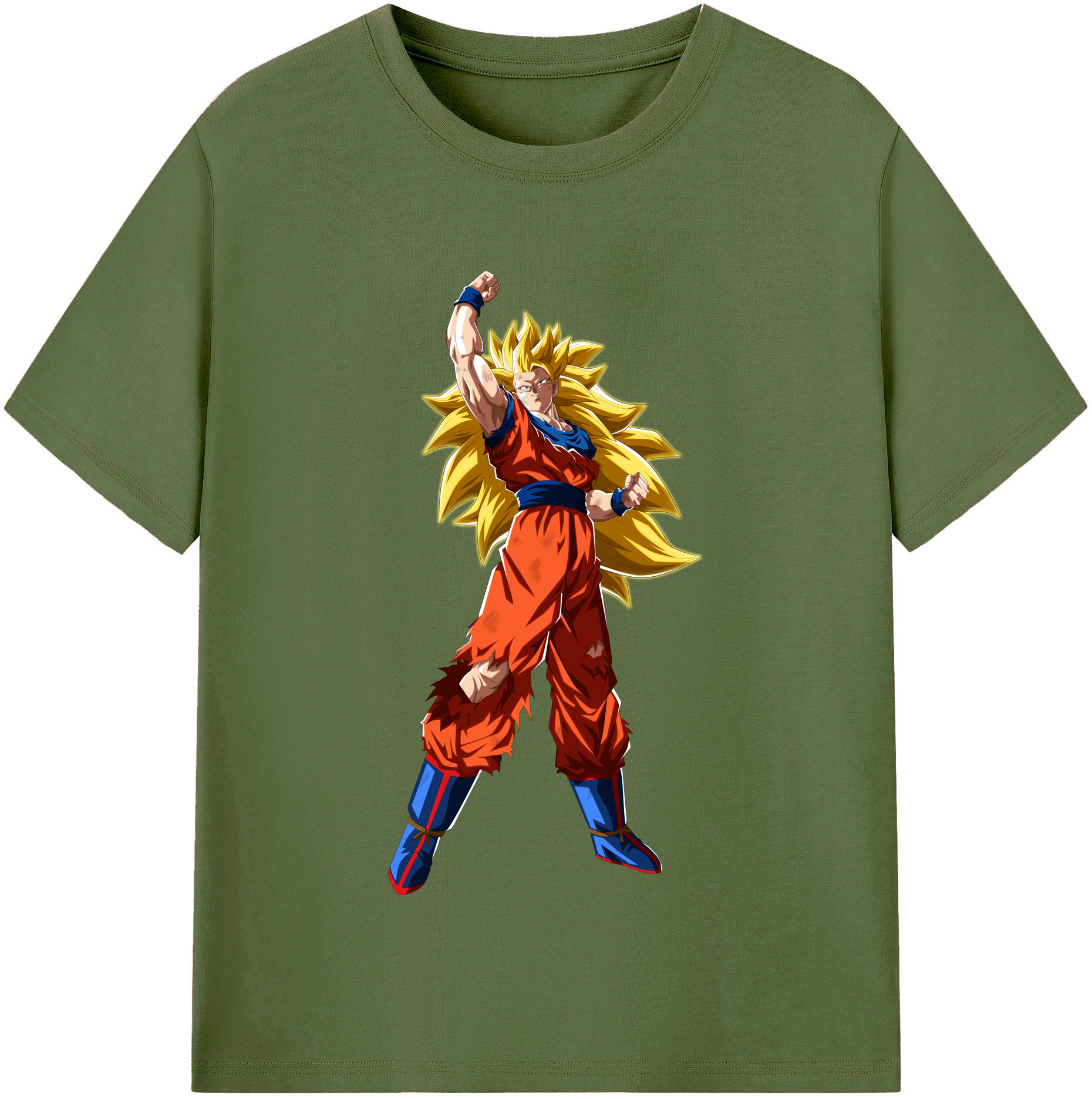 （画像用） ドラゴンボール 孫悟空（そん ごくう）Son Goku カカロット DRAGON BALL Kakarotto 綿100％半袖Tシャツ（フロントプリント）
